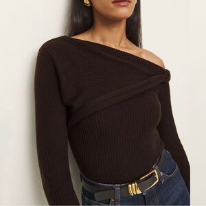 Reformation Lilou Regenerative Merino Sweater